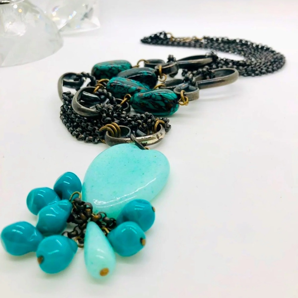 Vintage beautiful and unique heart pendant necklace 💙